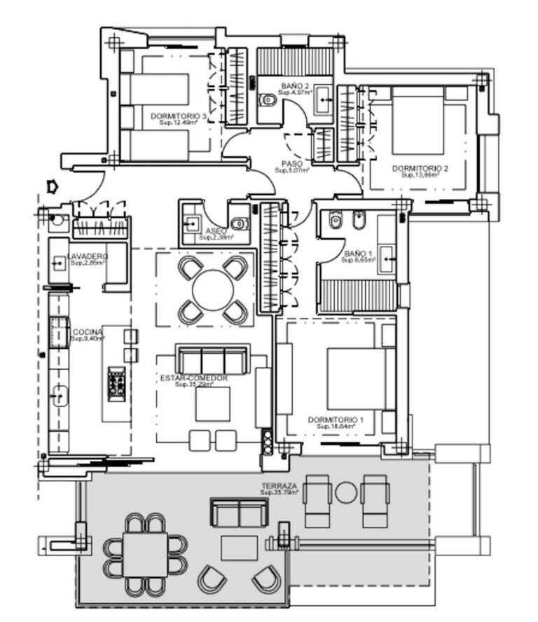 859058 middle floor apartment costa del sol 3 bedrooms benahavis e945000 14 768x888